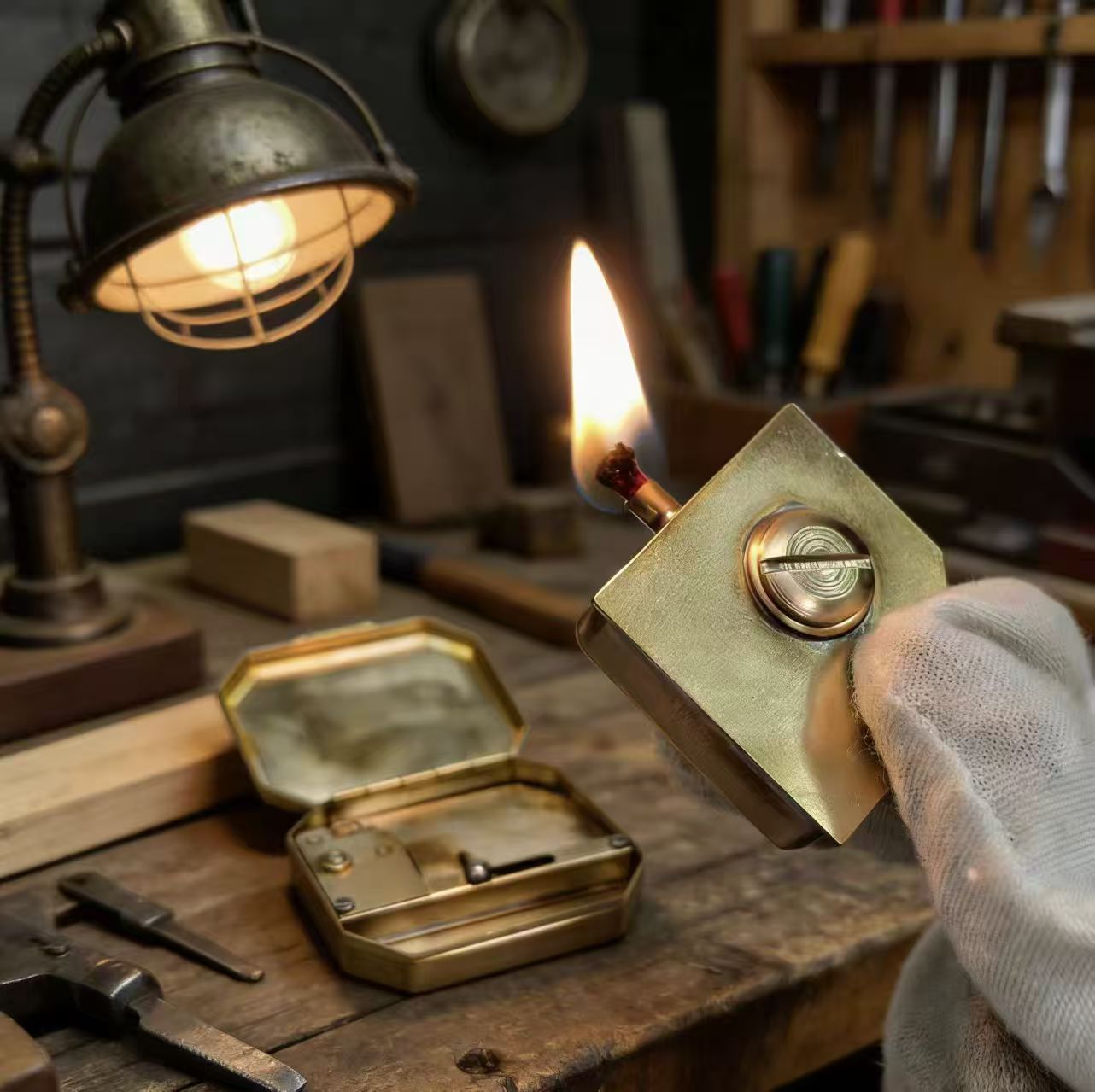 Vintage Collectible Lighters - Accendino Vintage in Rame Puro a