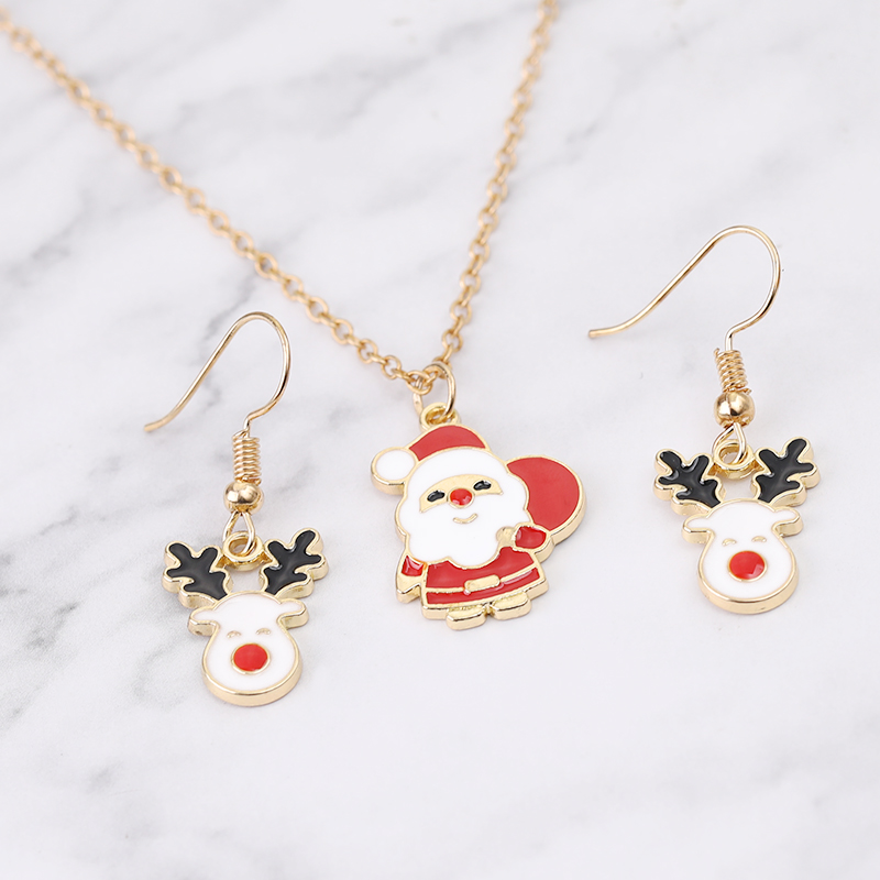 Vintage Collectible Santa - Set di gioielli per la collezione