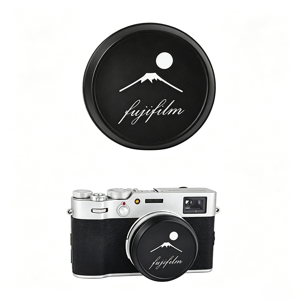 Lens Cap Vintage - Copriobiettivo vintage in metallo per fotocamera