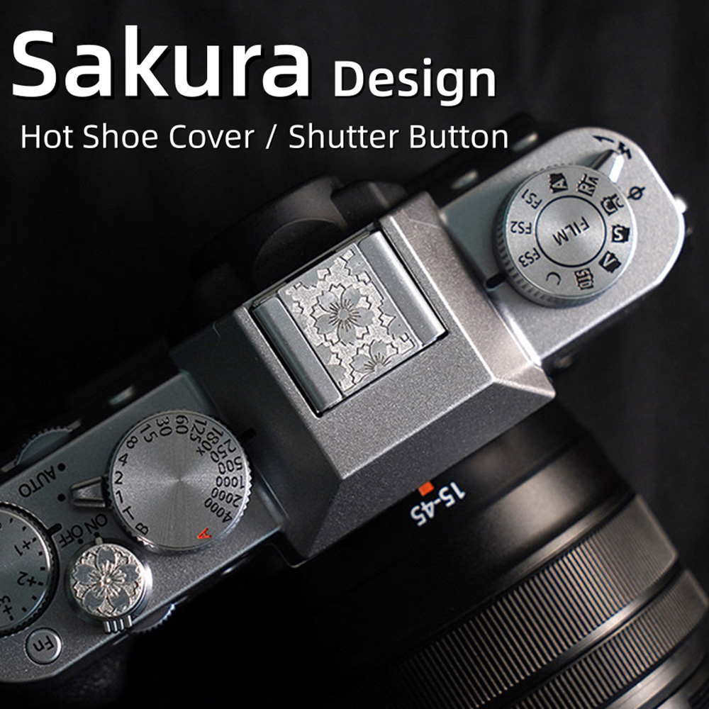 Lens Cap Vintage - Copri-attacco flash in metallo vintage Sakura