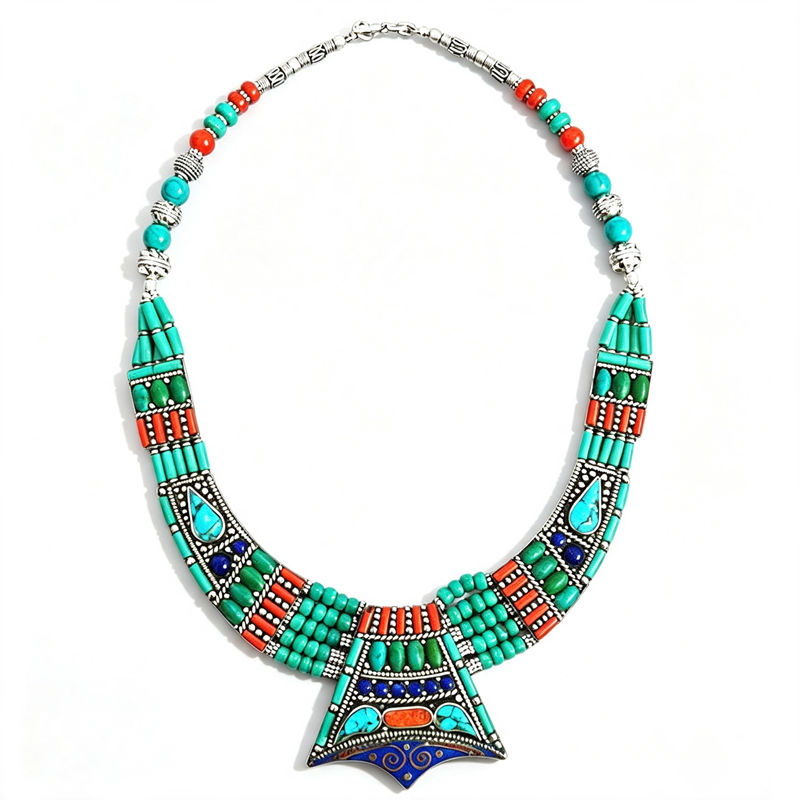 Vintage Collectible Jewelry - Collezione di collane vintage BOHO Collane