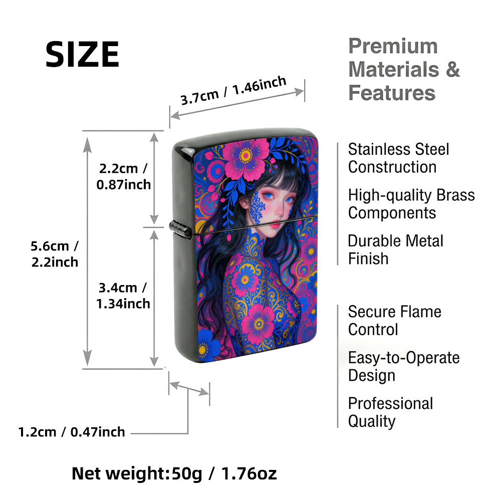 Accendino Flip Top con Motivo  - Vintage Collectible Lighters recensione e prezzo