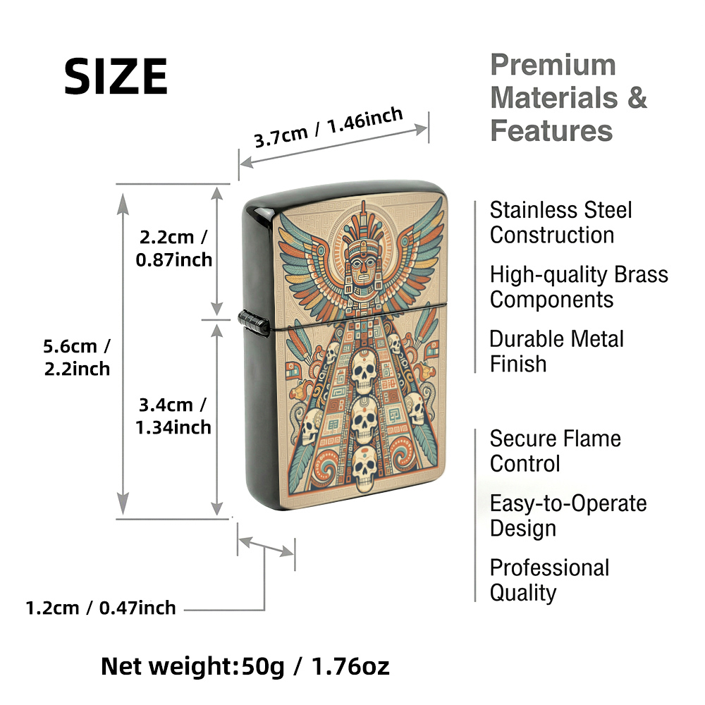 Accendino Flip Top con Motivo  - Vintage Collectible Lighters recensione e prezzo