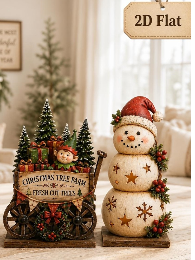 Set da 6/3 pezzi, stili assort - Vintage Collectible Santa recensione e prezzo