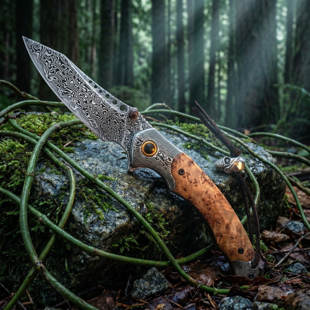 Coltello Pieghevole con Motivo - Vintage Collectible Knives recensione e prezzo